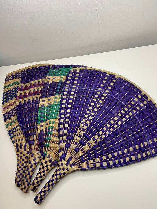 Island Woven Hand Fans